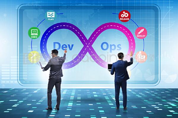 devOps軟件開發它的概念。